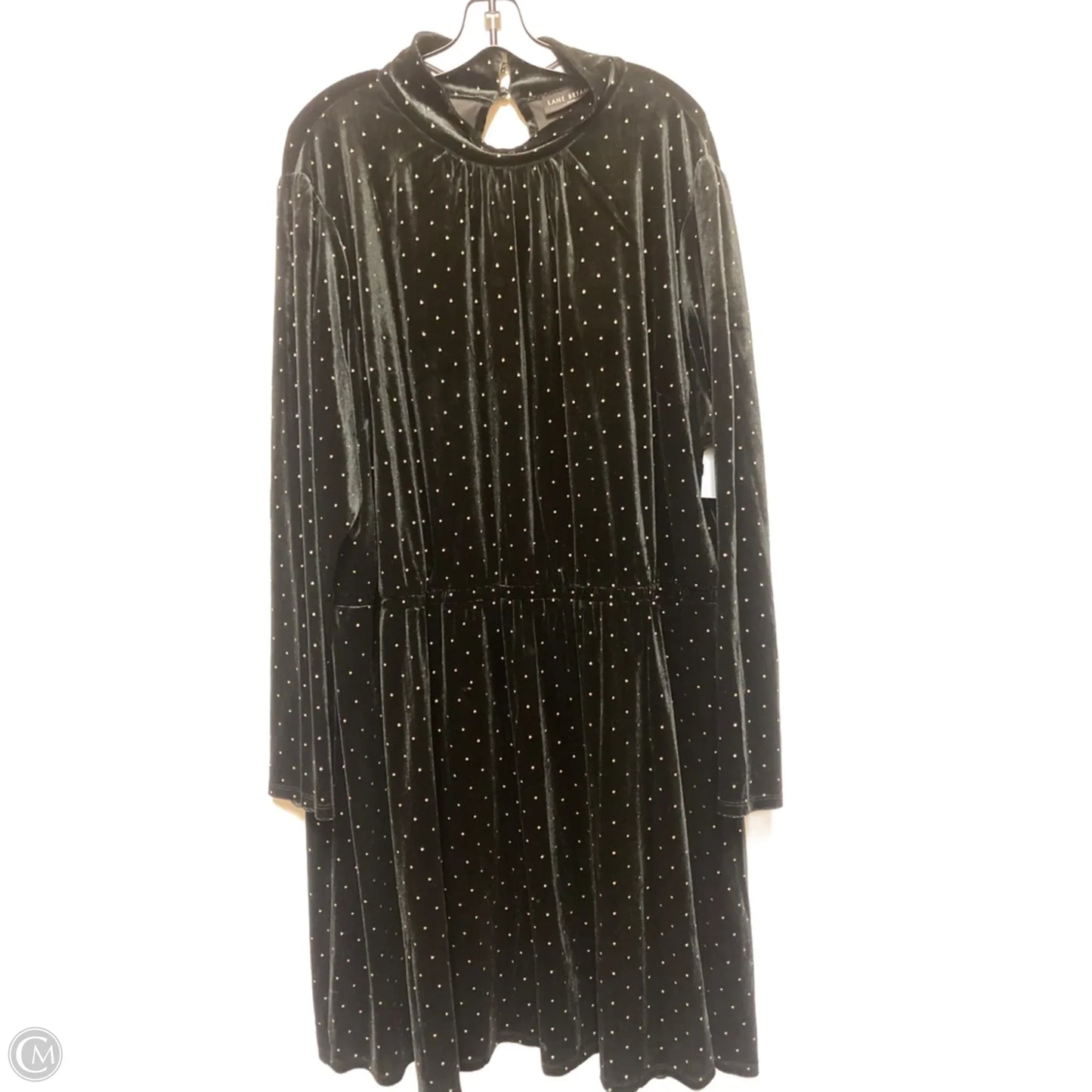 Dress Casual Midi By Lane Bryant In Black & Gold, Size: 3x