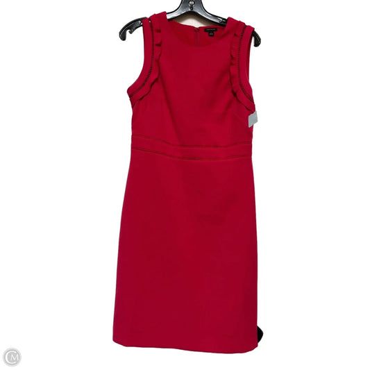 Dress Casual Short By Ann Taylor In Red, Size: S