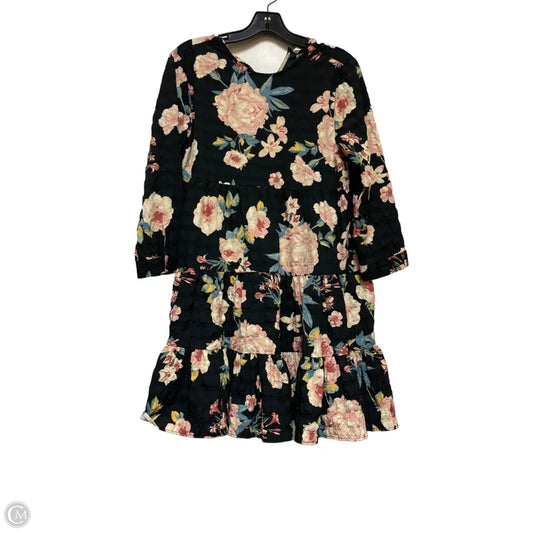 Dress Casual Short By Zara In Floral Print, Size: S