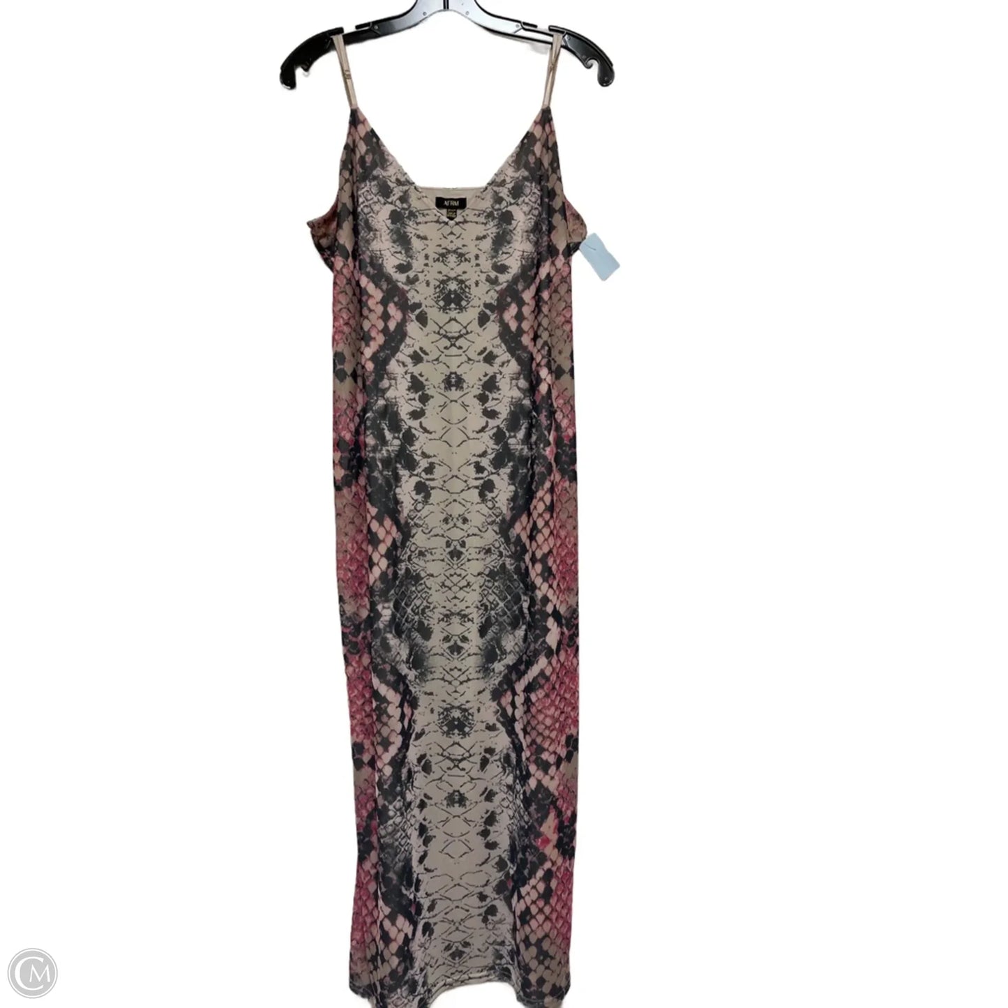 Dress Casual Maxi By Afrm In Snakeskin Print, Size: 2x