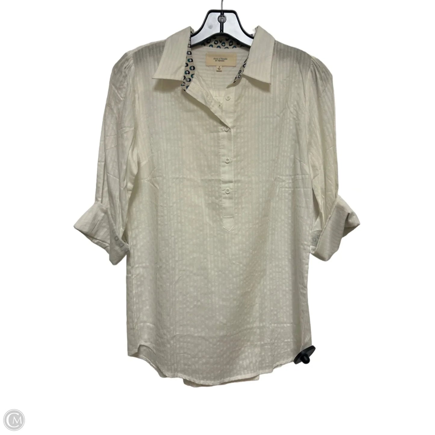 Top Short Sleeve By Birds Of Paradis By Trovata In White, Size: S