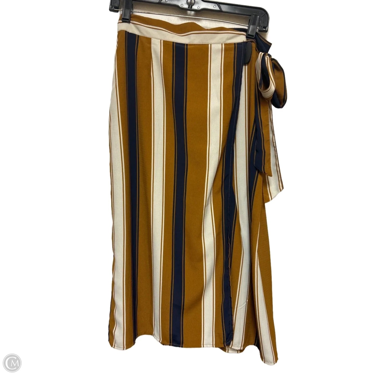 Skirt Midi By Porridge In Striped Pattern, Size: 6