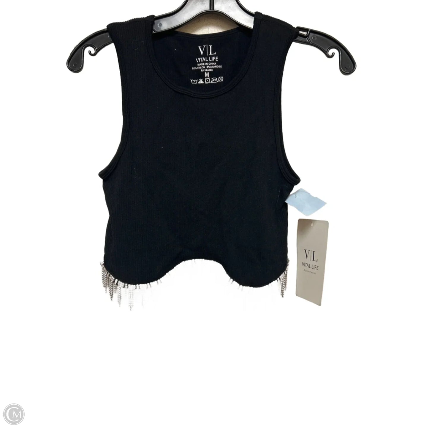 Tank Top By Clothes Mentor In Black, Size: M