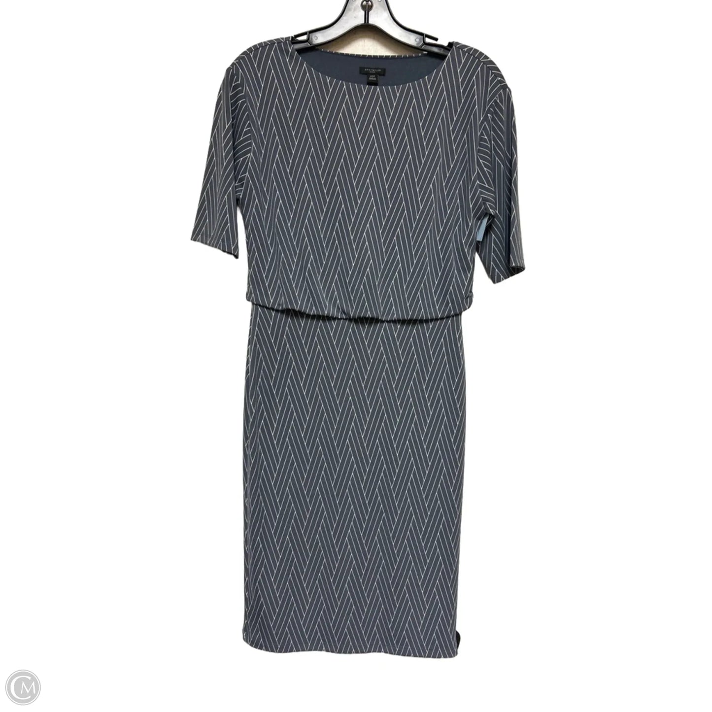 Dress Casual Midi By Ann Taylor In Blue, Size: Xxsp