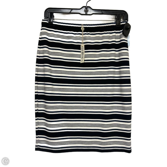 Skirt Mini & Short By Max Studio In Striped Pattern, Size: 0