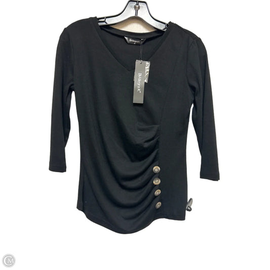 Top Long Sleeve By Allegra K In Black, Size: Xs