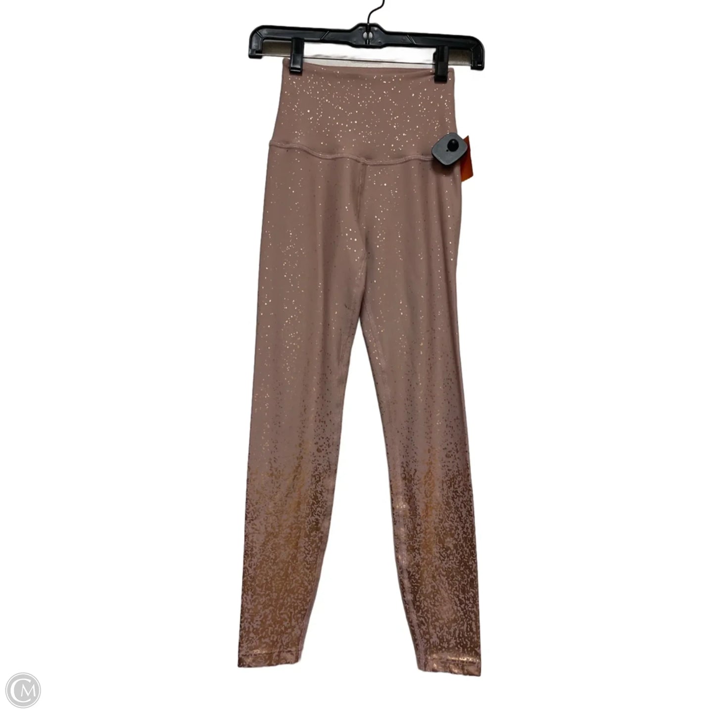 Athletic Leggings By Beyond Yoga In Rose Gold, Size: Xs