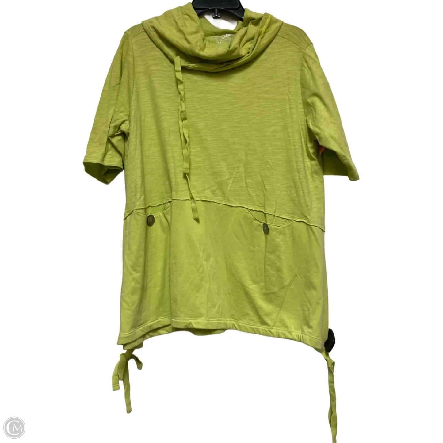 Athletic Top Short Sleeve By Neon Buddha In Green, Size: Xl