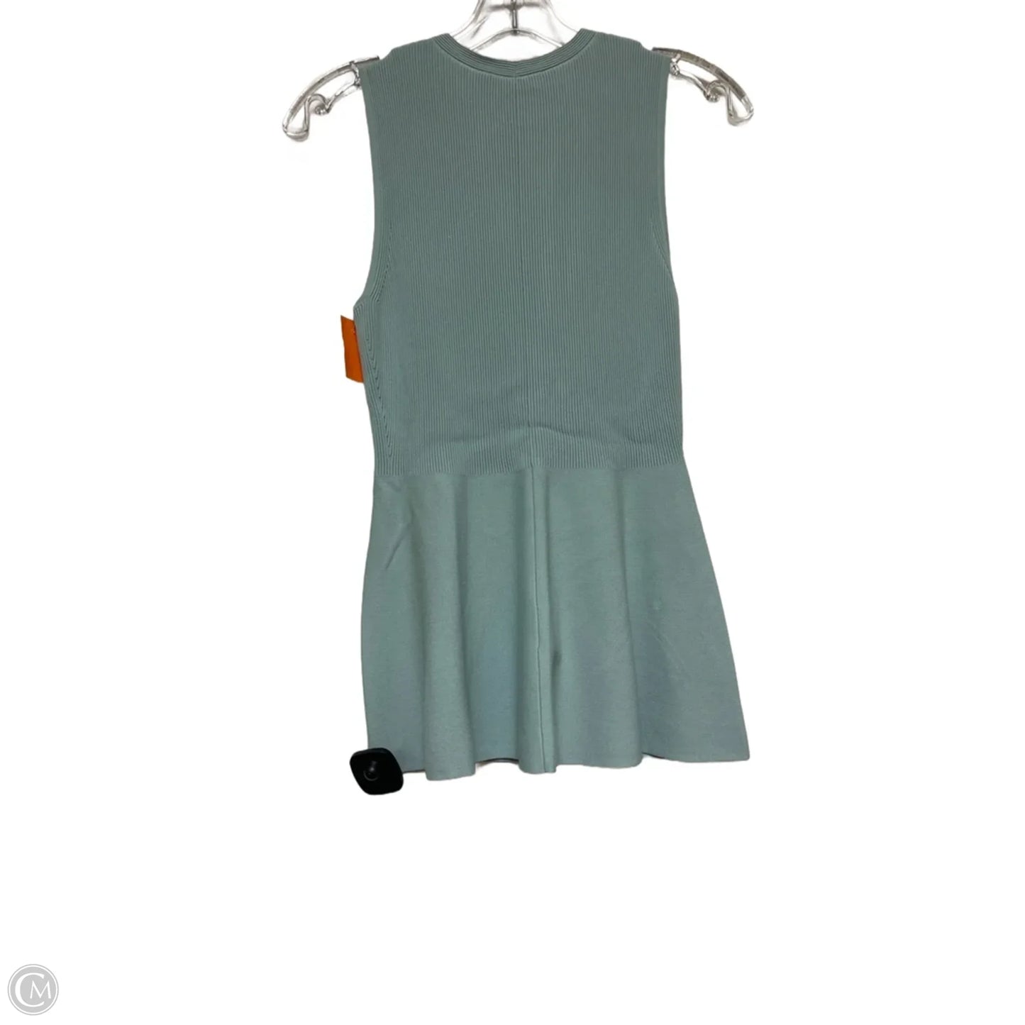 Top Sleeveless By Theory In Green, Size: S