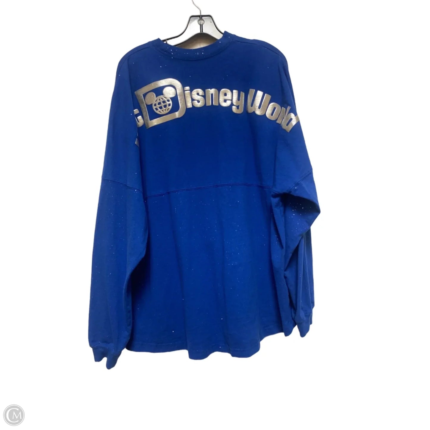 Top Long Sleeve By Disney Store In Blue & Silver, Size: Xxl