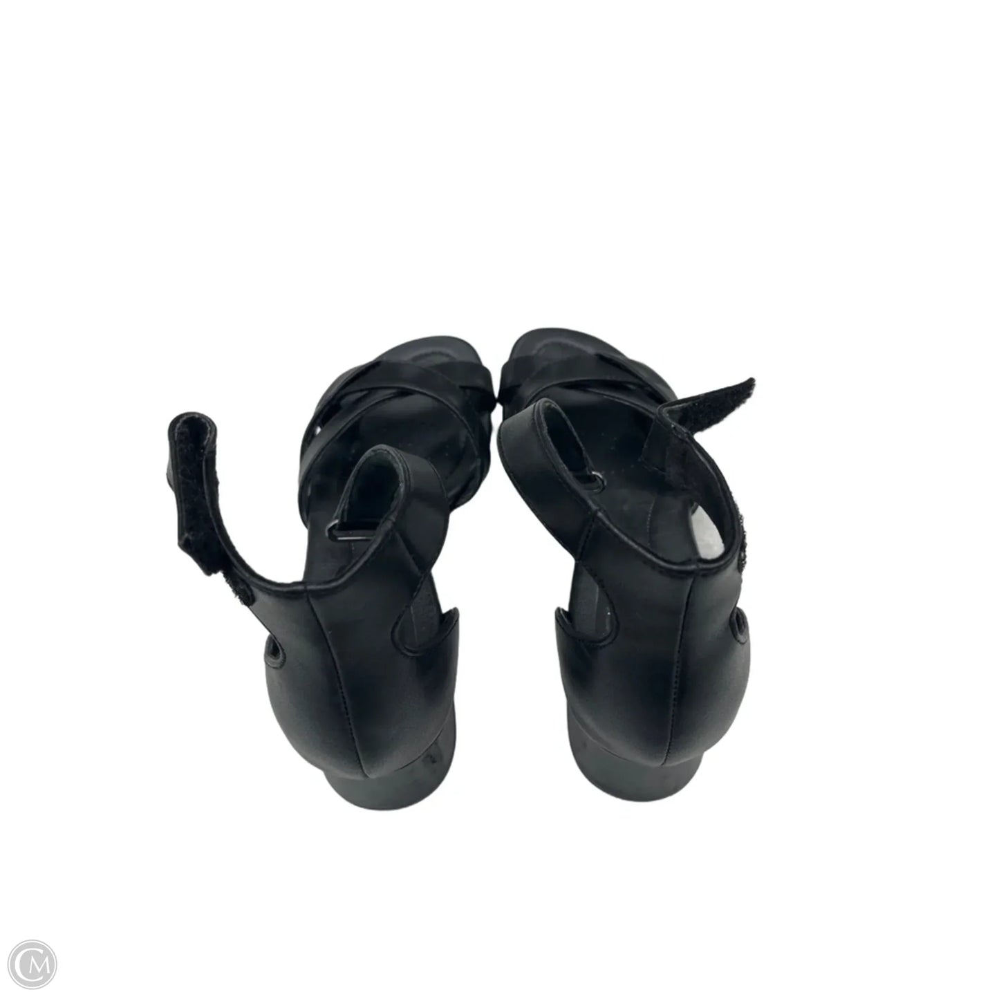 Sandals Heels Block By Clarks In Black, Size: 7