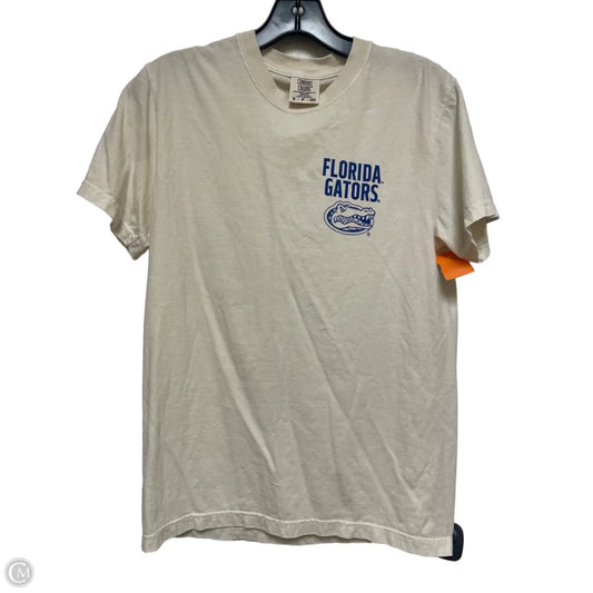 Top Short Sleeve Basic By Comfort Colors In Cream, Size: S