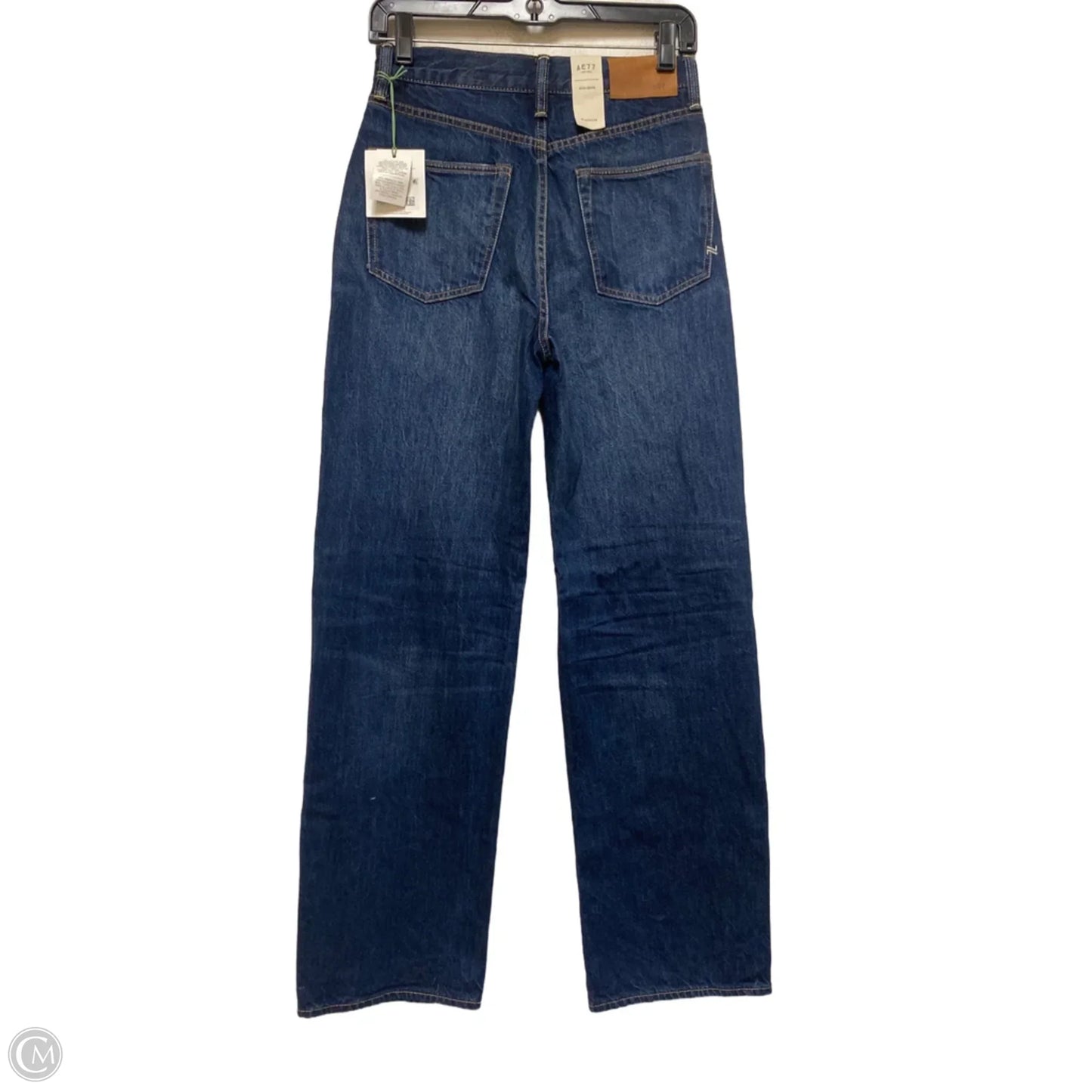 Jeans Wide Leg By Clothes Mentor In Blue Denim, Size: 0p