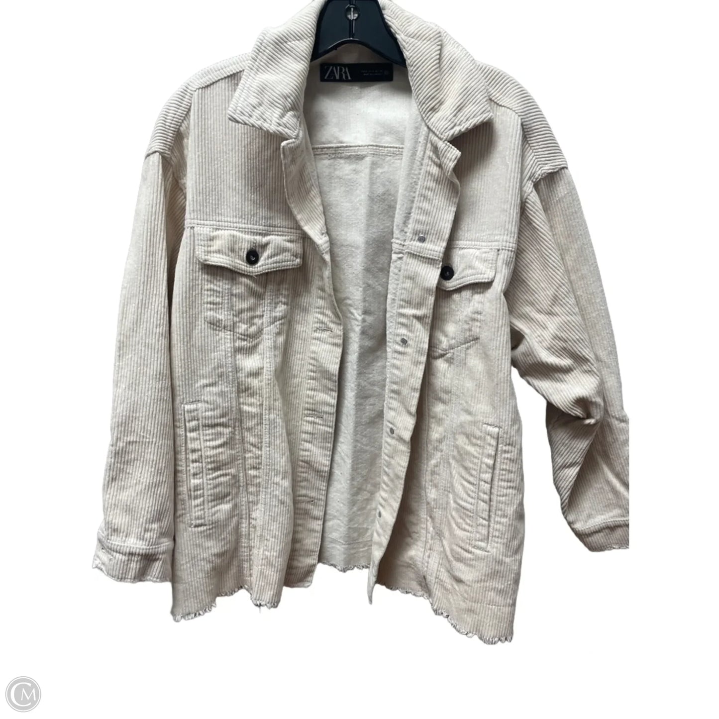 Jacket Other By Zara In Cream, Size: S