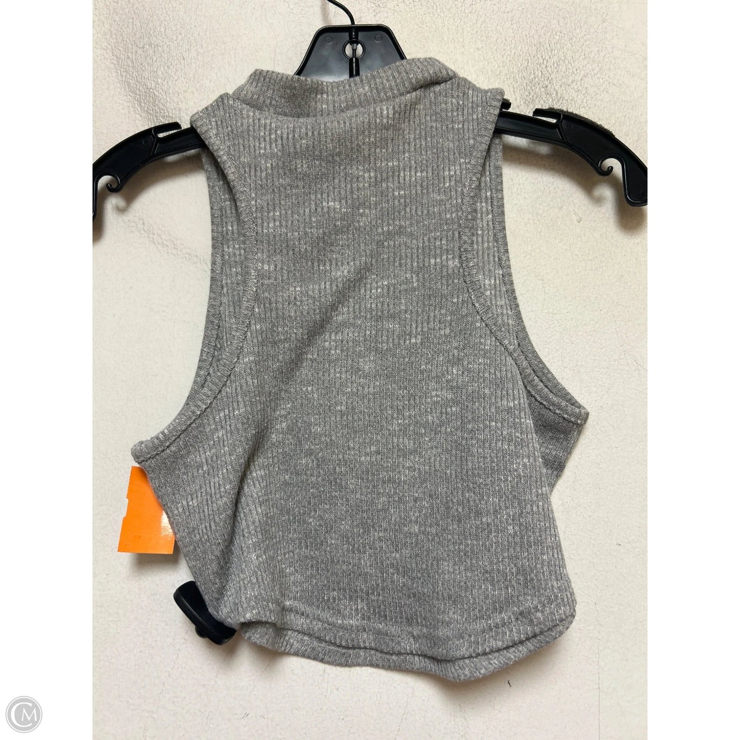 Athletic Top Short Sleeve By Gym Shark In Grey, Size: M