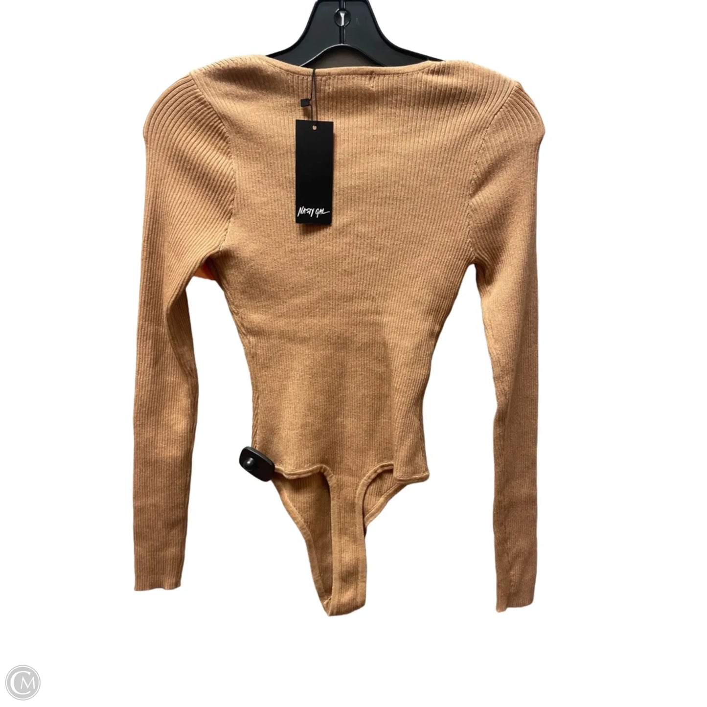 Top Long Sleeve By Nasty Gal In Tan, Size: S
