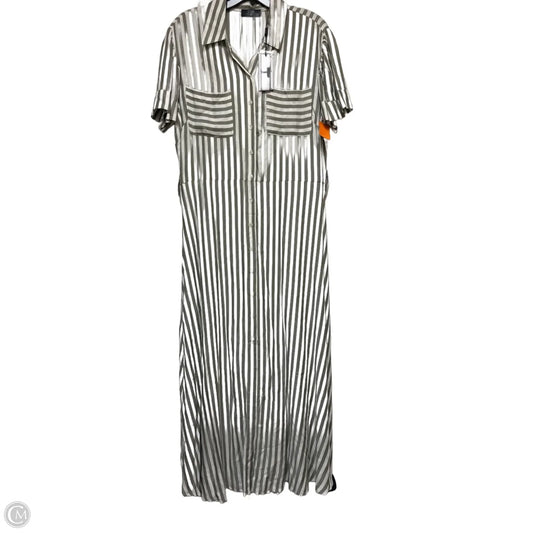 Dress Casual Maxi By T Tahari In Striped Pattern, Size: M