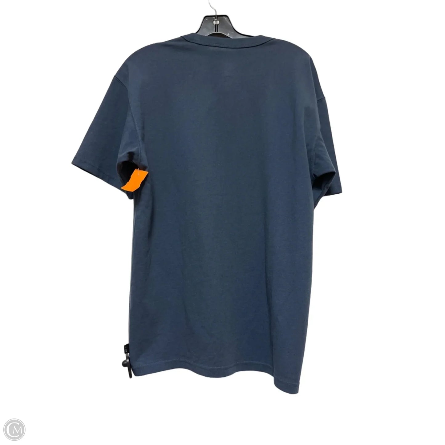 Athletic Top Short Sleeve By Nike In Blue, Size: S
