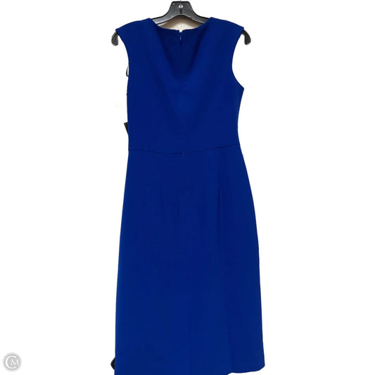 Dress Casual Midi By Tahari In Blue, Size: M