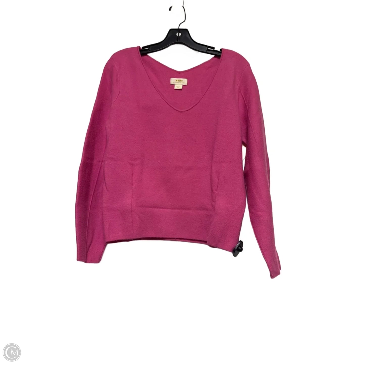 Top Long Sleeve By Maeve In Pink, Size: S