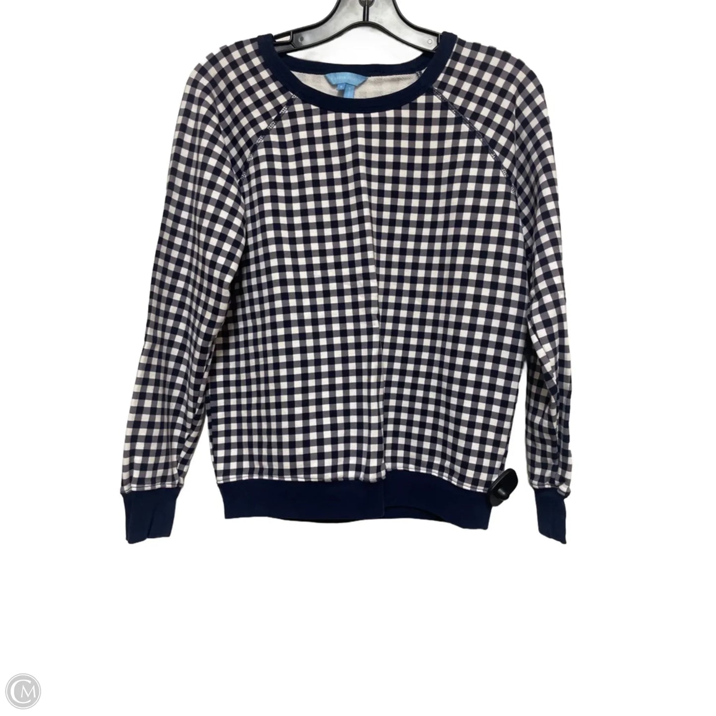 Top Long Sleeve By Draper James In Checkered Pattern, Size: S