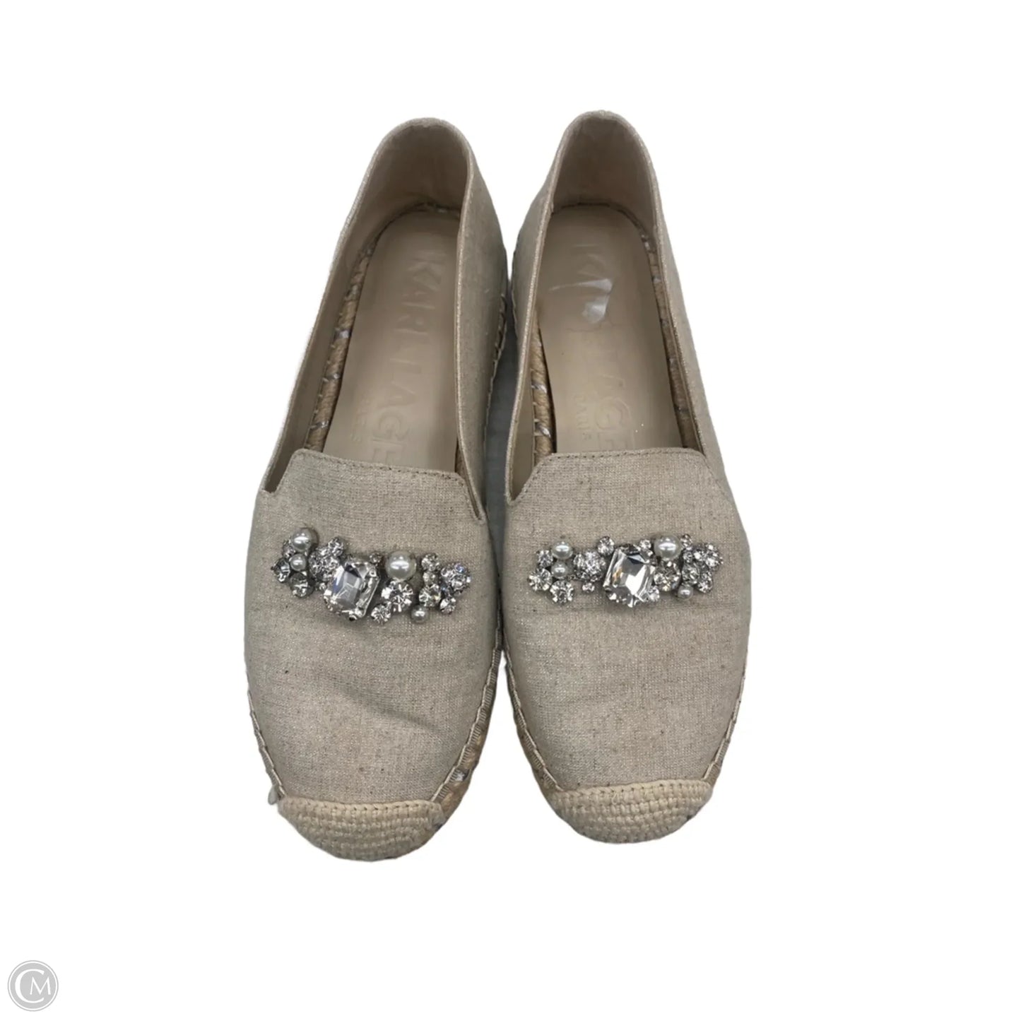 Shoes Designer By Karl Lagerfeld In Tan, Size: 8.5