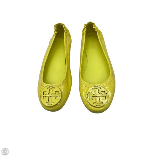 Shoes Designer By Tory Burch In Chartreuse, Size: 6.5