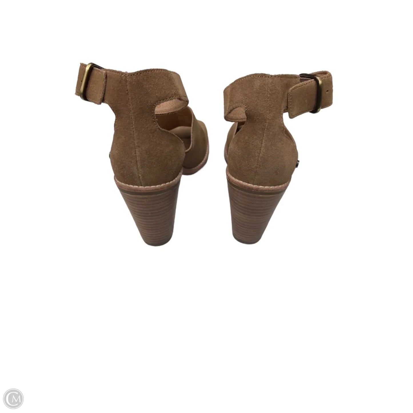 Sandals Designer By Ugg In Brown, Size: 8.5