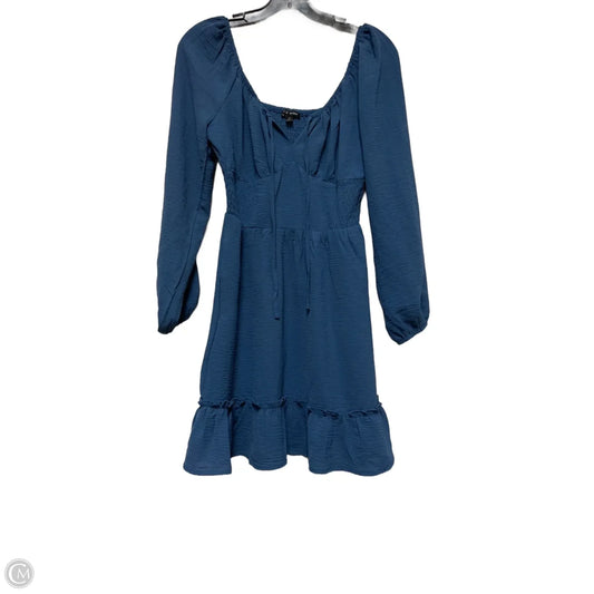 Dress Casual Short By As U Wish In Blue, Size: S