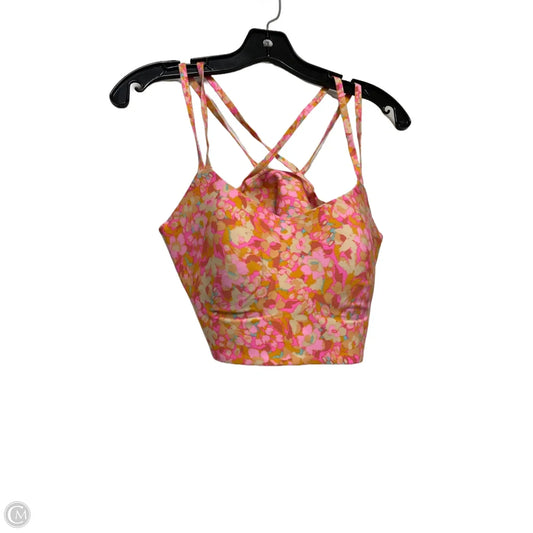 Athletic Bra By Offline By Aerie In Floral Print, Size: L