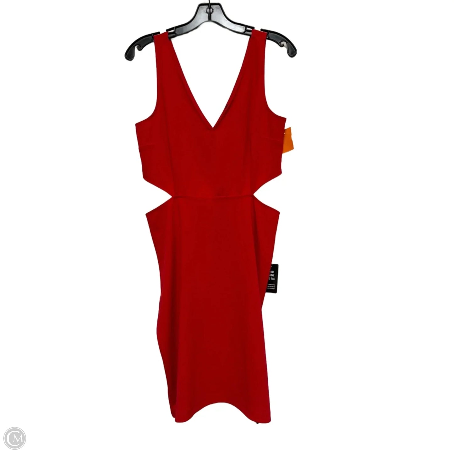 Dress Casual Short By Express In Red, Size: M