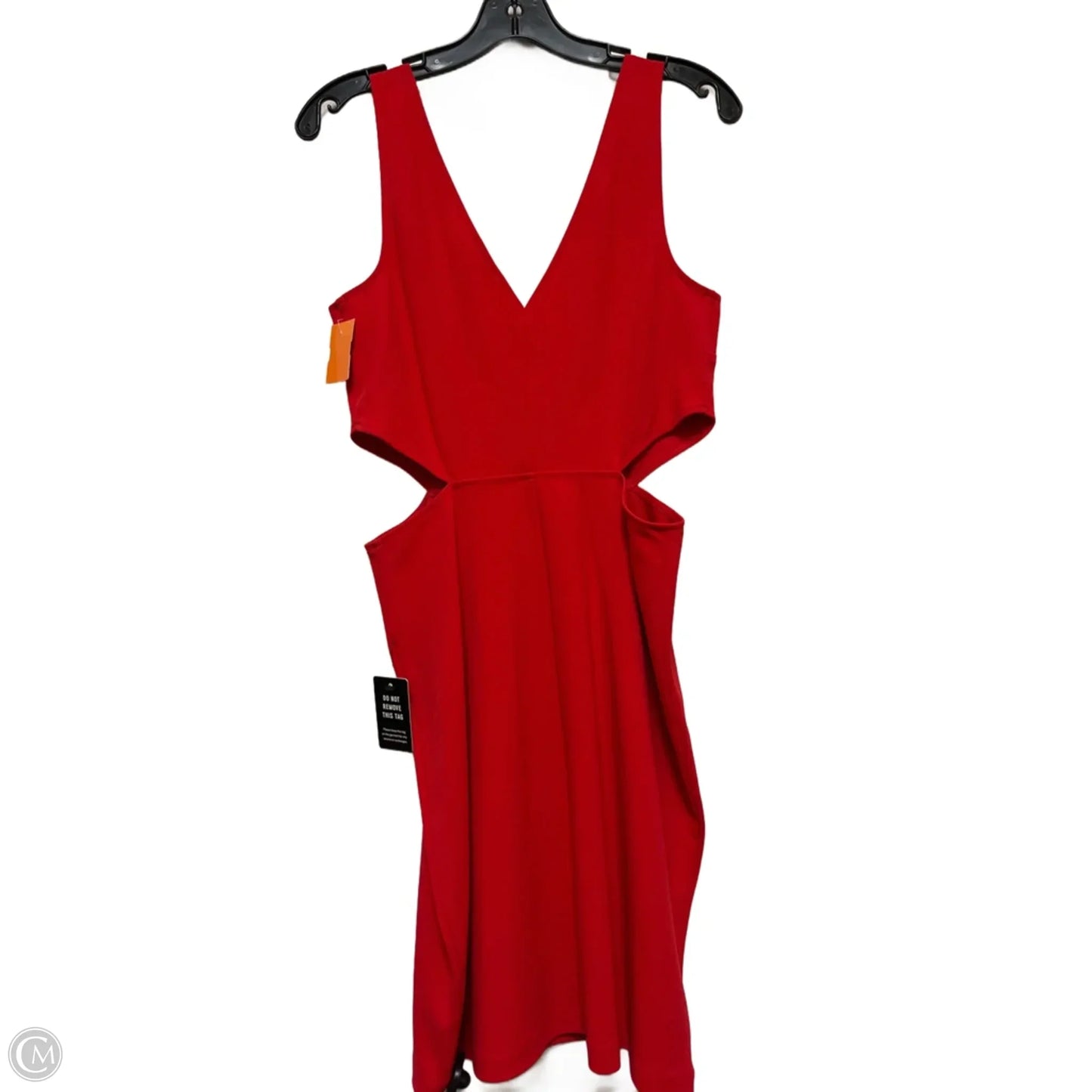 Dress Casual Short By Express In Red, Size: M