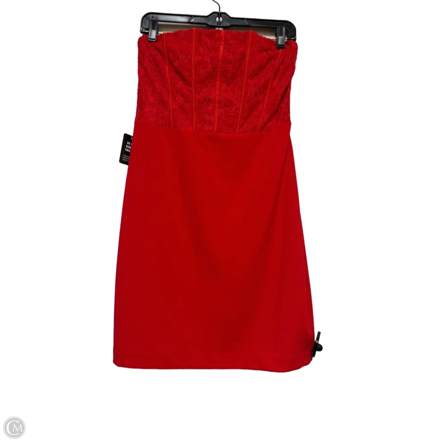 Dress Casual Short By Express In Red, Size: M