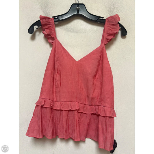 Top Sleeveless By Express In Pink, Size: S