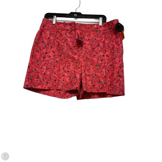 Shorts By White House Black Market In Pink & Red, Size: 12
