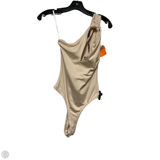 Bodysuit By Clothes Mentor In Cream, Size: S