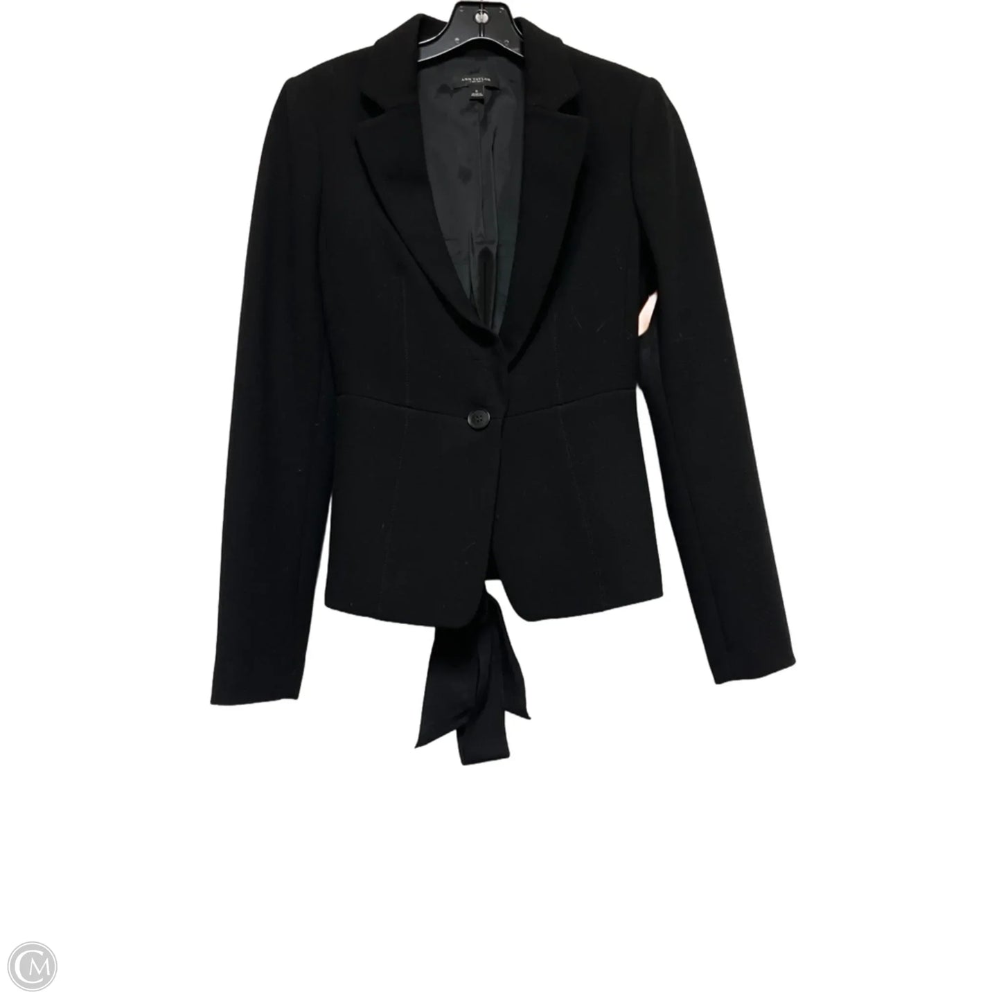 Blazer By Ann Taylor In Black, Size: Xs