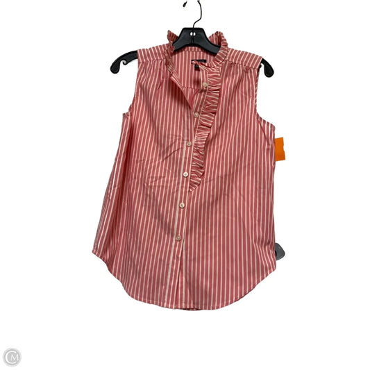 Top Sleeveless By Ann Taylor In Striped Pattern, Size: Xs
