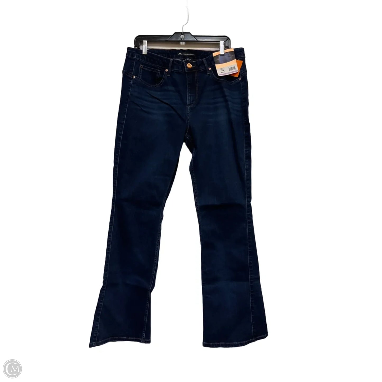 Jeans Boot Cut By Lee In Blue Denim, Size: 16