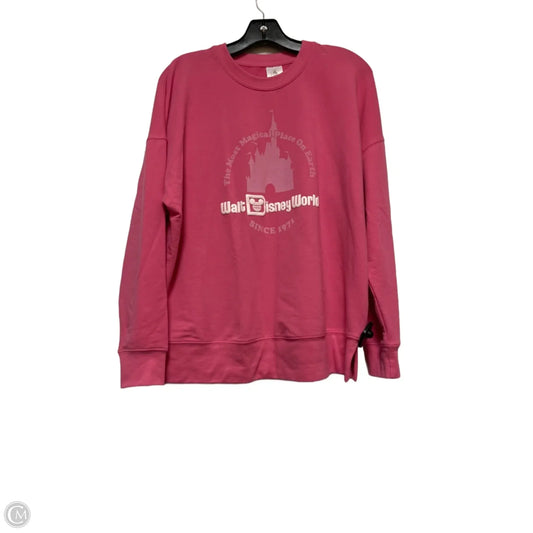 Top Long Sleeve By Disney Store In Pink, Size: M