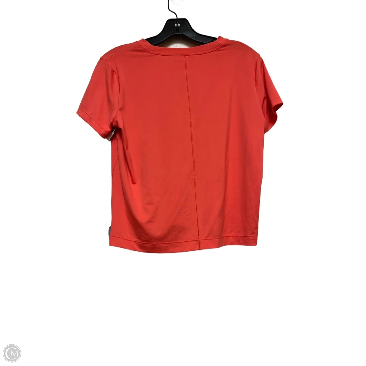 Athletic Top Short Sleeve By Spanx In Orange, Size: Xs