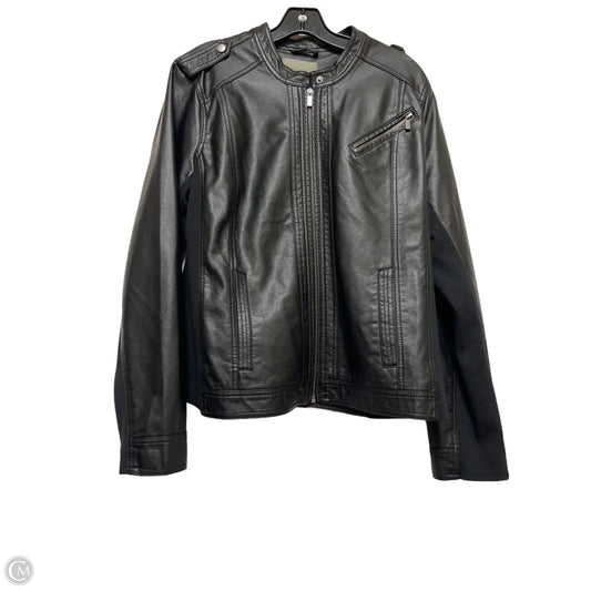 Jacket Moto By Maurices In Black, Size: Xl