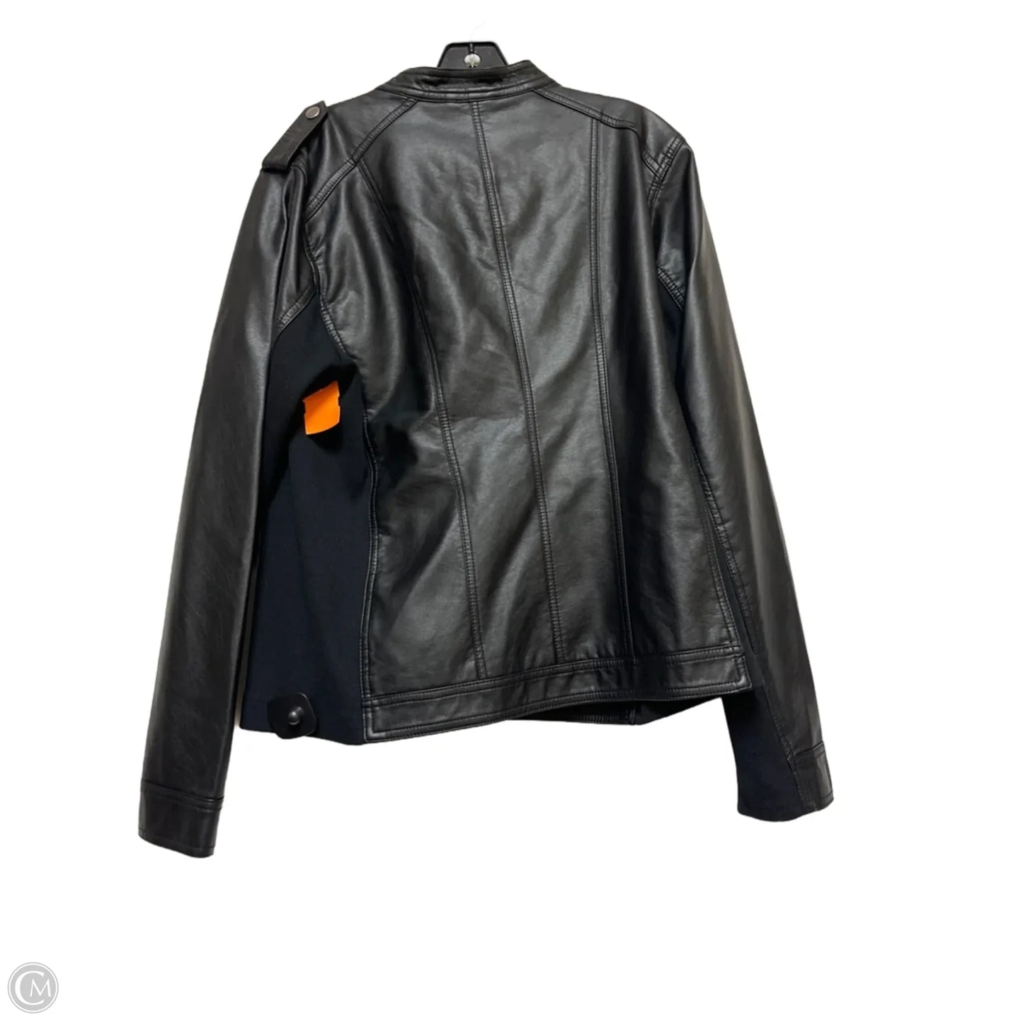 Jacket Moto By Maurices In Black, Size: Xl