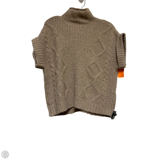 Sweater Short Sleeve By And Now This In Brown, Size: S