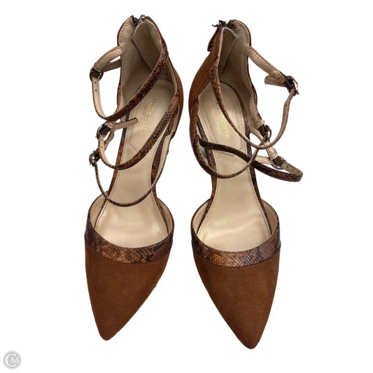 Shoes Heels Kitten By Liz Claiborne In Brown, Size: 8