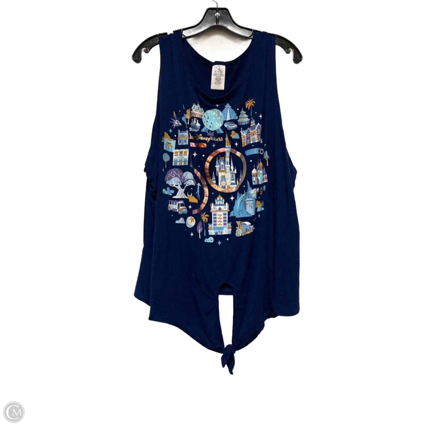 Tank Top By Disney Store In Blue, Size: 3x
