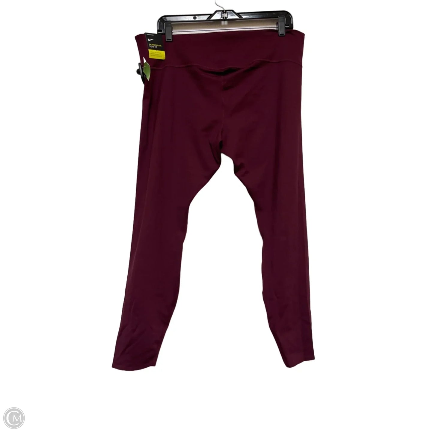 Athletic Capris By Nike In Red, Size: 2x