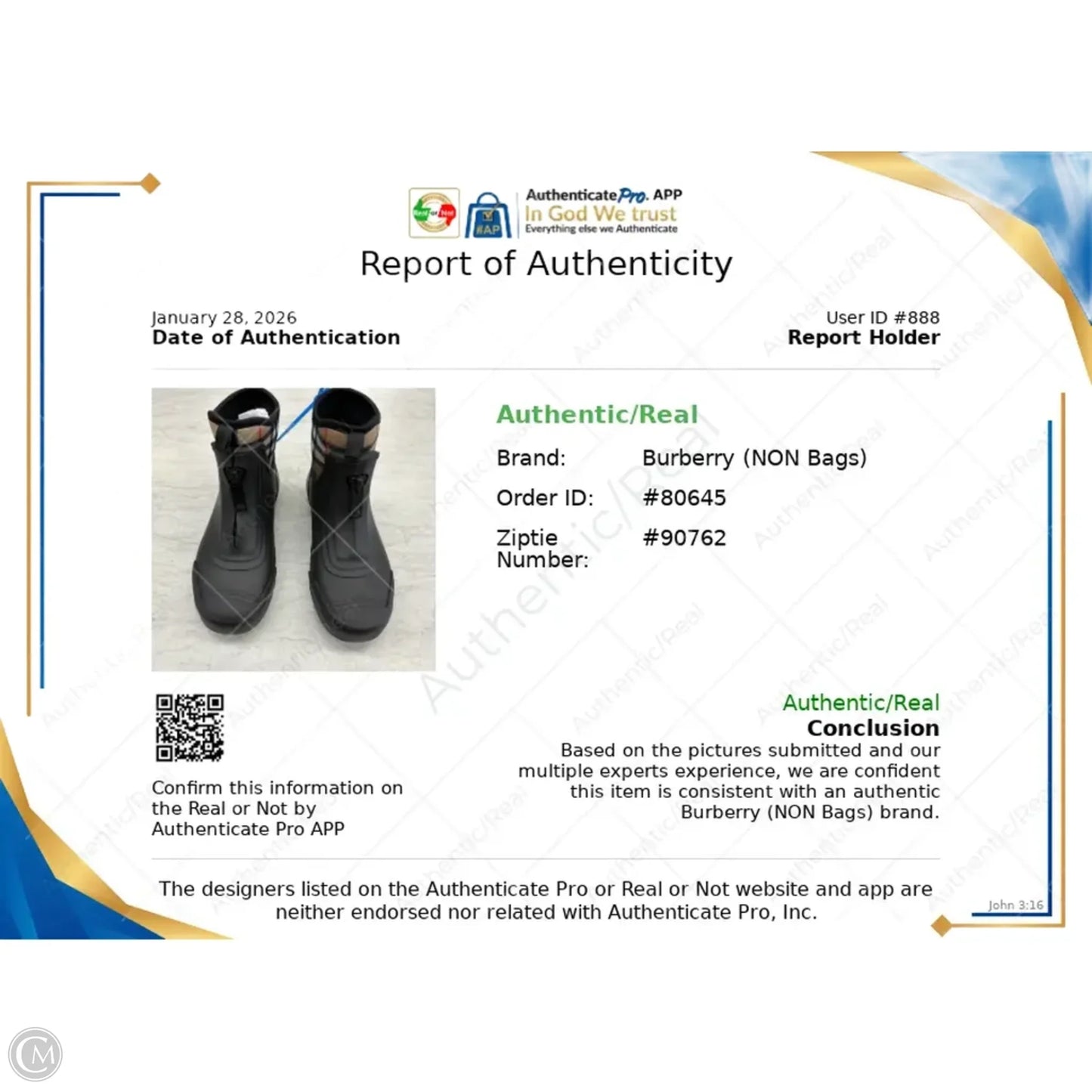 Boots Luxury Designer By Burberry In Plaid Pattern, Size: 6