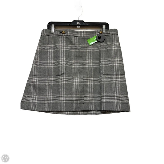 Skirt Mini & Short By Banana Republic In Plaid Pattern, Size: 12