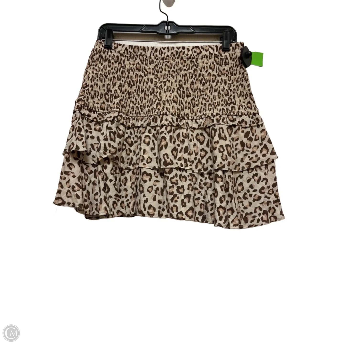 Skirt Mini & Short By Clothes Mentor In Animal Print, Size: 12
